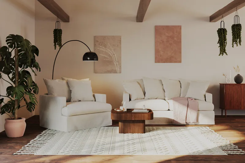 Kopparbo soffbord 80 cm Valnöt - Mörkbrunt valnötsträ - Möbler - Bord & matgrupper - Soffbord