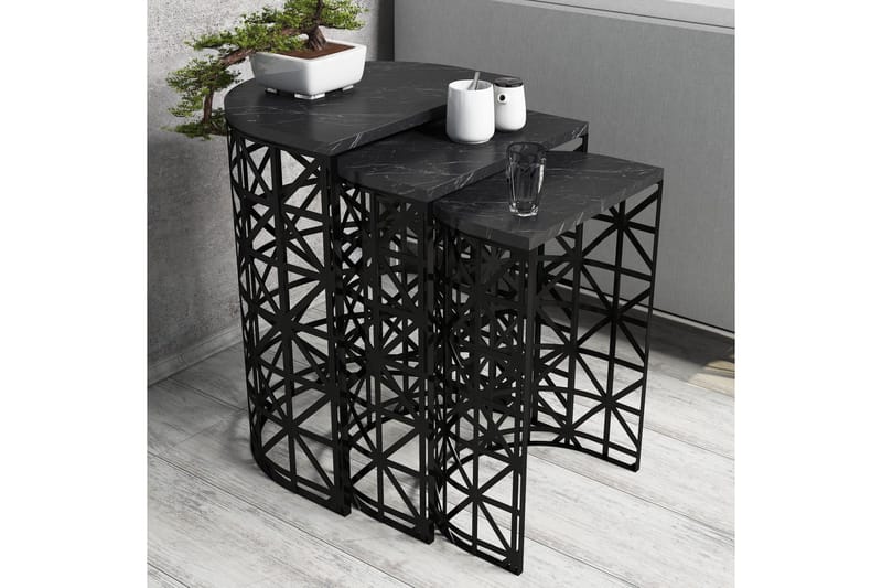 Koraleigh Satsbord 46 cm - Svart - Möbler - Bord & matgrupper - Soffbord