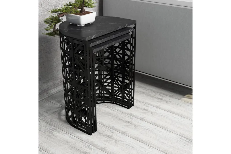 Koraleigh Satsbord 46 cm - Svart - Möbler - Bord & matgrupper - Soffbord