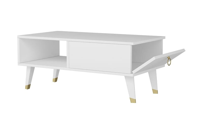 Koruco Soffbord 90x42,4x90 cm - Vit - Möbler - Bord & matgrupper - Soffbord