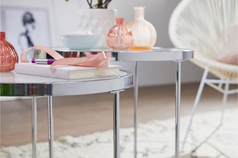 Krecker Satsbord 50 cm - Vit - Möbler - Bord & matgrupper - Soffbord