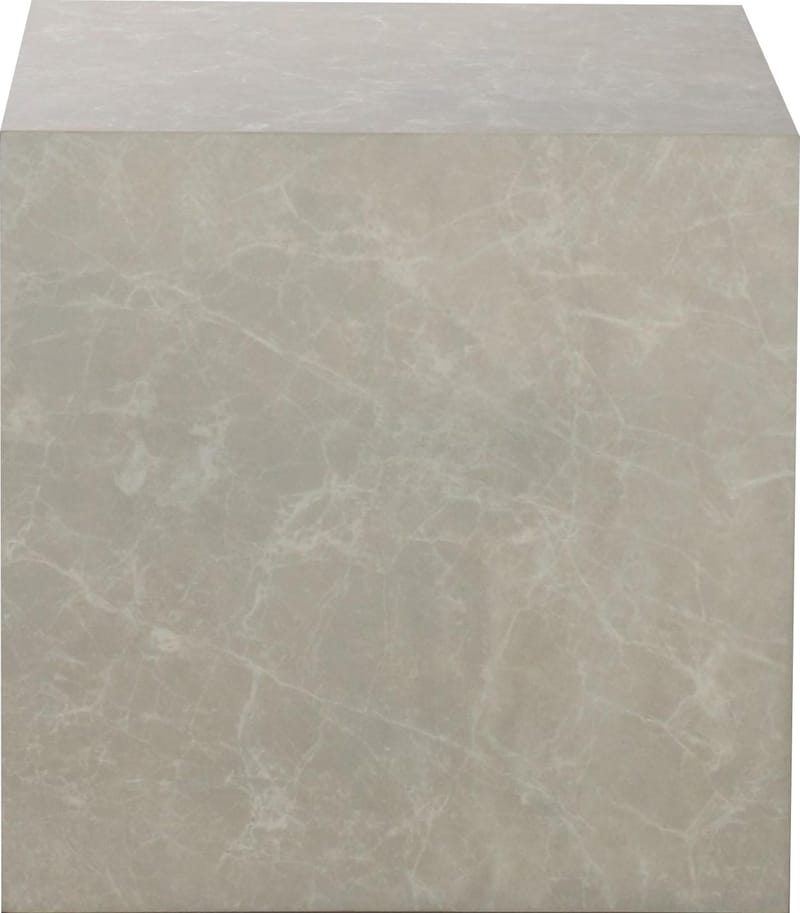 Soffbord kuben 60 x 60 x 60 cm - Beige marmor utseende - Beige marmor utseende - Möbler - Bord & matgrupper - Soffbord