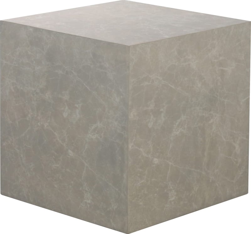 Soffbord kuben 60 x 60 x 60 cm - Beige marmor utseende - Beige marmor utseende - Möbler - Bord & matgrupper - Soffbord