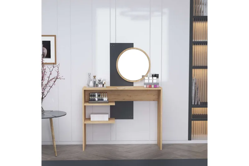 Laxman Sminkbord 96 cm - Blå/Antracit - Möbler - Bord & matgrupper - Soffbord - Kistbord