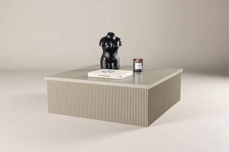 Lenox Soffbord 90x90 cm - Beige - Möbler - Bord & matgrupper - Soffbord