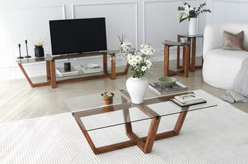 Liepene Soffbord 105x35x105 cm - Brun - Möbler - Bord & matgrupper - Soffbord