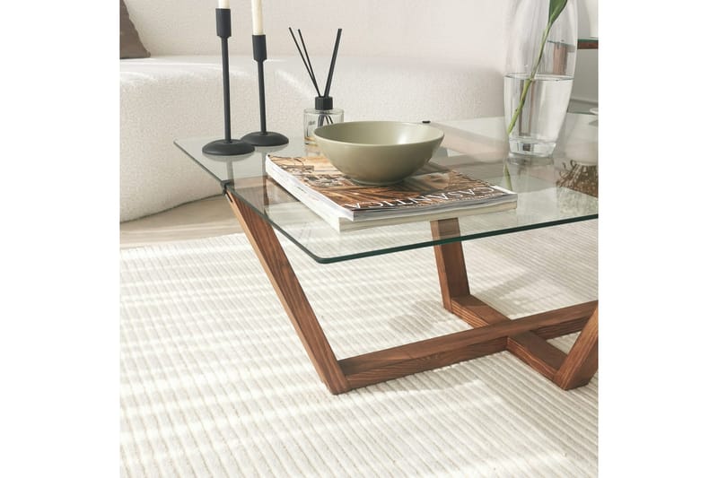 Liepene Soffbord 105x35x105 cm - Brun - Möbler - Bord & matgrupper - Soffbord