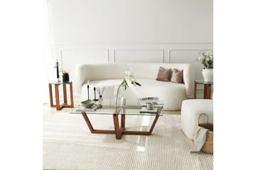 Liepene Soffbord 105x35x105 cm - Brun - Möbler - Bord & matgrupper - Soffbord