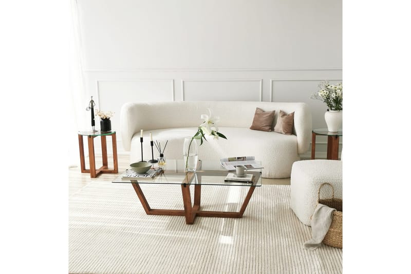 Liepene Soffbord 105x35x105 cm - Brun - Möbler - Bord & matgrupper - Soffbord