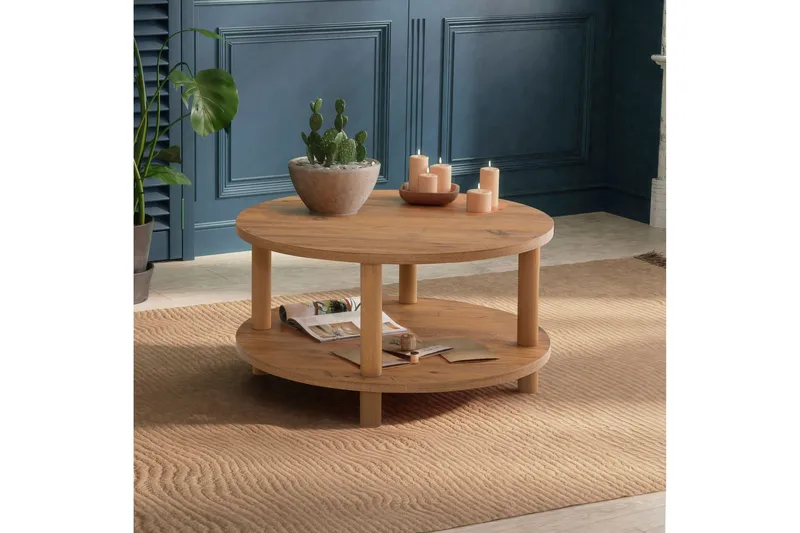 Lofita Soffbord 70x43,7x70 cm Runt - Grön - Möbler - Bord & matgrupper - Soffbord