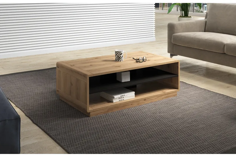 Louetta Soffbord 120 cm - Brun/Svart - Möbler - Bord & matgrupper - Soffbord