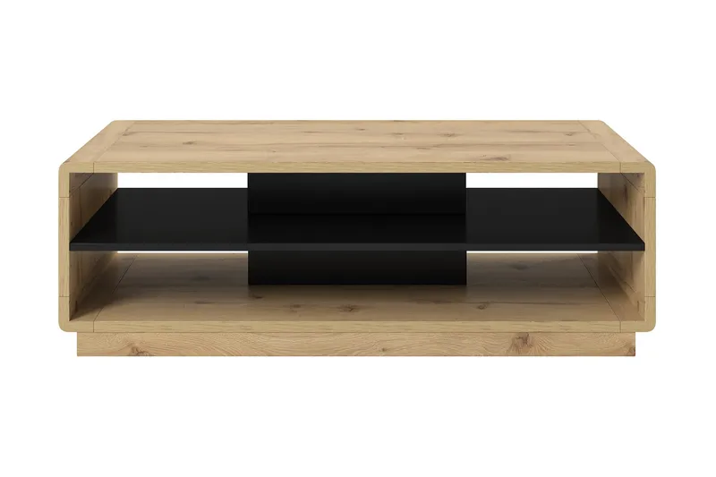 Louetta Soffbord 120 cm, Brun/Svart