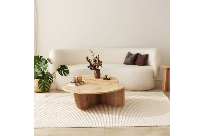 Louvrall Soffbord 90 cm - Ek - Möbler - Bord & matgrupper - Soffbord