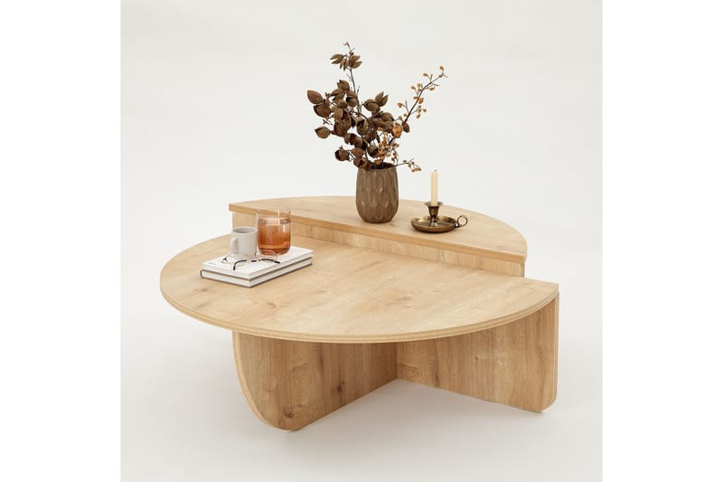 Louvrall Soffbord 90 cm - Ek - Möbler - Bord & matgrupper - Soffbord
