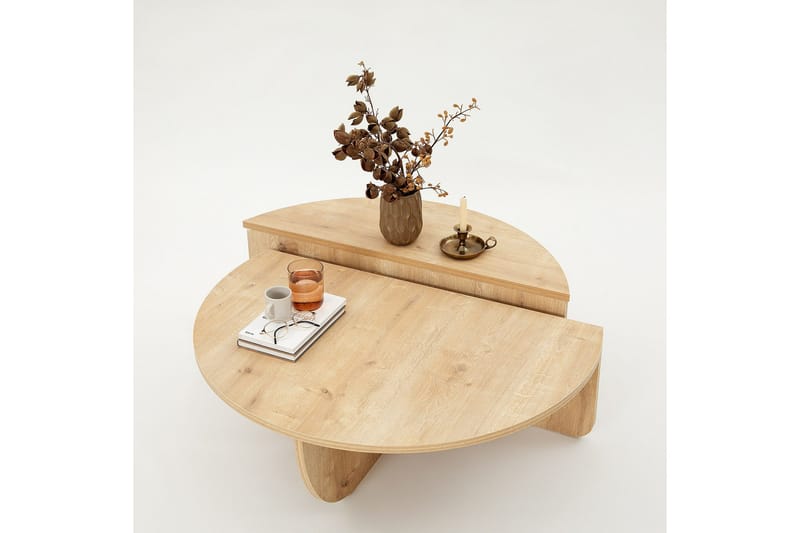 Louvrall Soffbord 90 cm - Ek - Möbler - Bord & matgrupper - Soffbord