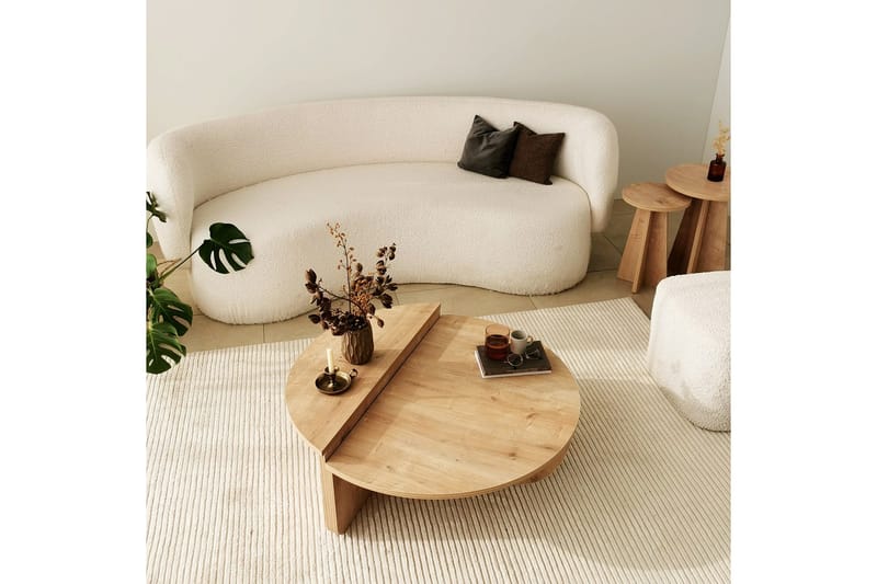 Louvrall Soffbord 90 cm - Ek - Möbler - Bord & matgrupper - Soffbord
