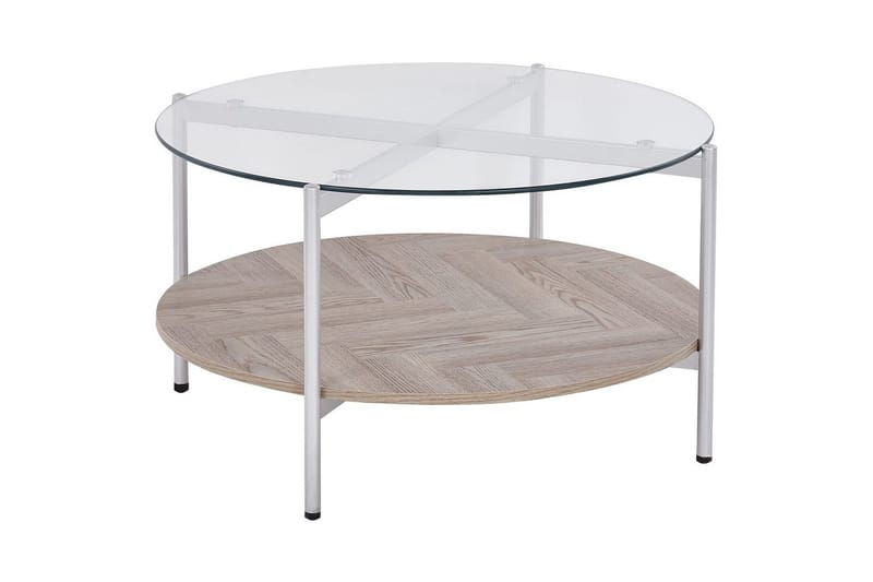Soffbord Lovell Silver/ljust trä - Silver/ljust trä - Möbler - Bord & matgrupper - Soffbord