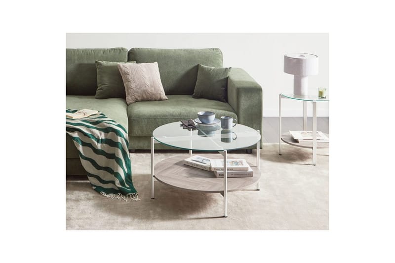 Soffbord Lovell Silver/ljust trä - Silver/ljust trä - Möbler - Bord & matgrupper - Soffbord