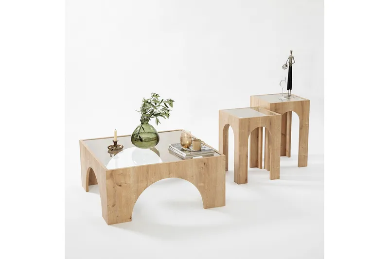 Lowan Soffbord 80 cm - Ek - Möbler - Bord & matgrupper - Soffbord