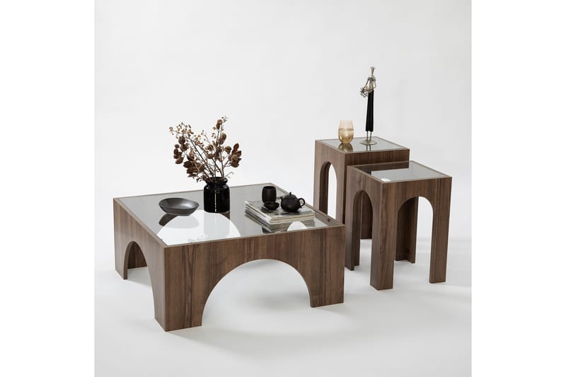 Lowan Soffbord 80 cm - Mörkbrun - Möbler - Bord & matgrupper - Soffbord