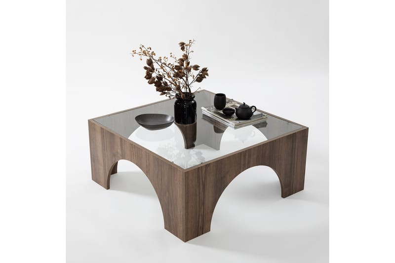 Lowan Soffbord 80 cm - Mörkbrun - Möbler - Bord & matgrupper - Soffbord