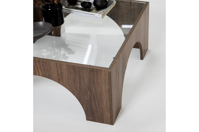 Lowan Soffbord 80 cm - Mörkbrun - Möbler - Bord & matgrupper - Soffbord