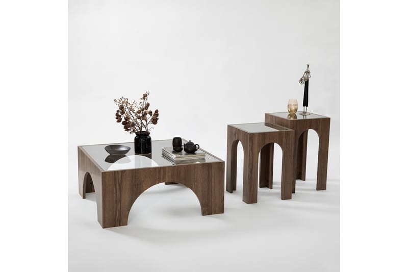 Lowan Soffbord 80 cm - Mörkbrun - Möbler - Bord & matgrupper - Soffbord