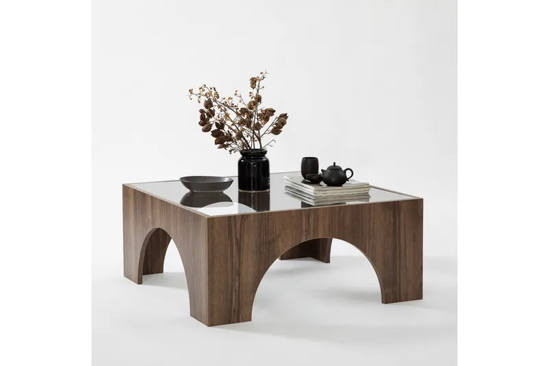 Lowan Soffbord 80 cm - Mörkbrun - Möbler - Bord & matgrupper - Soffbord