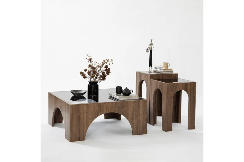 Lowan Soffbord 80 cm - Valnöt - Möbler - Bord & matgrupper - Soffbord