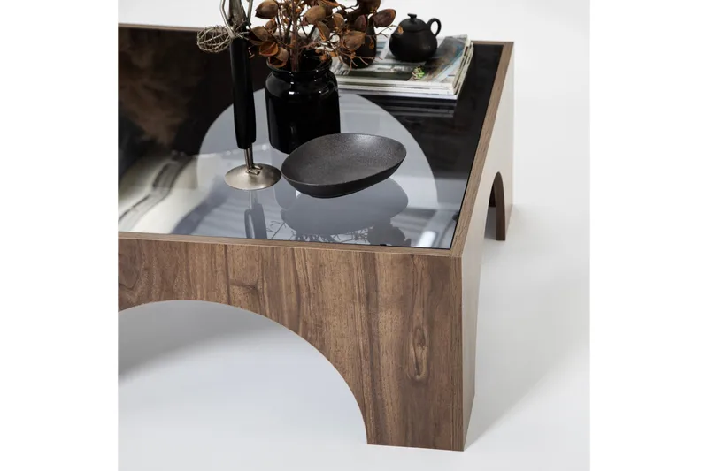 Lowan Soffbord 80 cm - Valnöt - Möbler - Bord & matgrupper - Soffbord