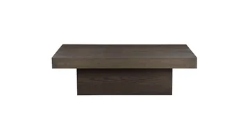 Soffbord Lunvik 130x70 cm - Brunlackad och vitpigmenterad finish - Möbler - Bord & matgrupper - Soffbord
