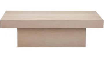 Soffbord Lunvik 130x70 cm - Vitpigmenterat - Möbler - Bord & matgrupper - Soffbord