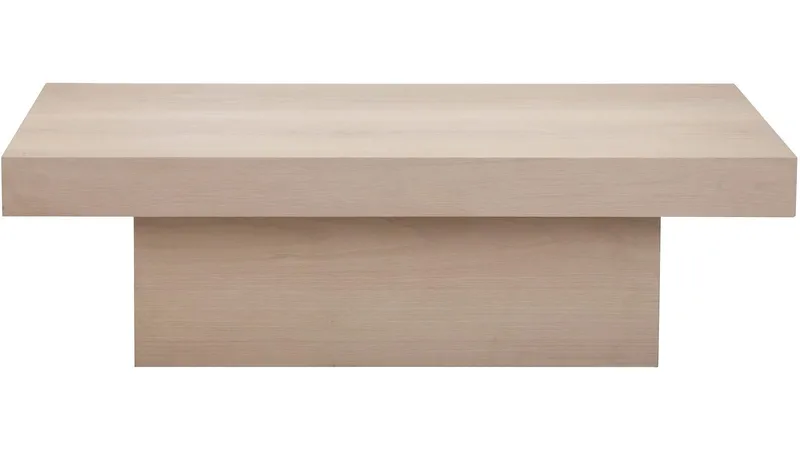 Soffbord Lunvik 130x70 cm - Vitpigmenterat - Möbler - Bord & matgrupper - Soffbord