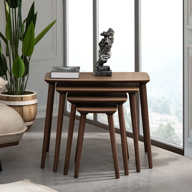 Lyvenn Satsbord 70 cm - Valnöt - Möbler - Bord & matgrupper - Soffbord - Kistbord