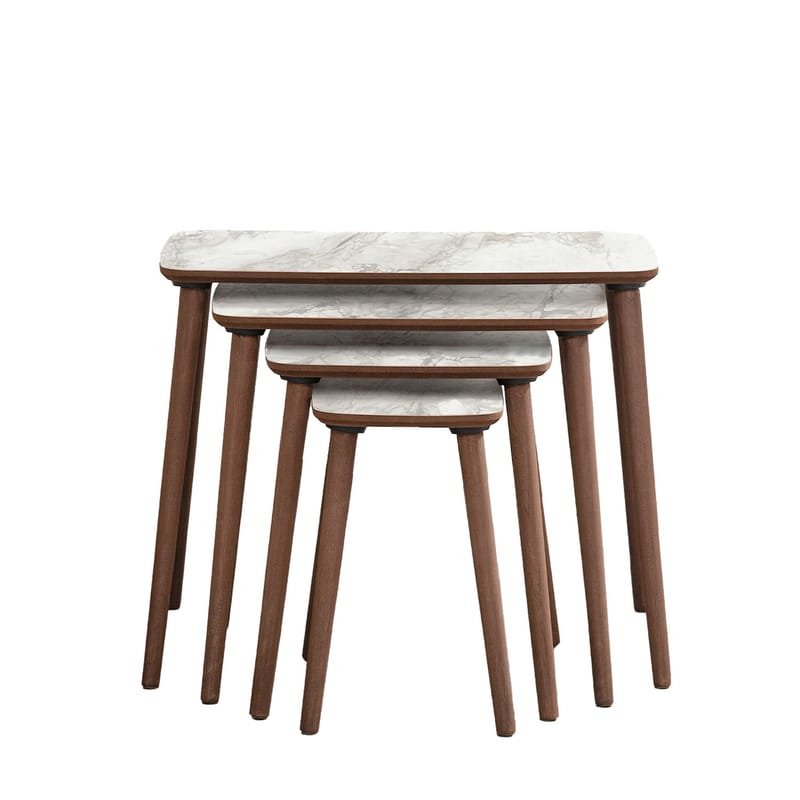 Lyvenn Satsbord 70 cm - Vit - Möbler - Bord & matgrupper - Soffbord - Kistbord