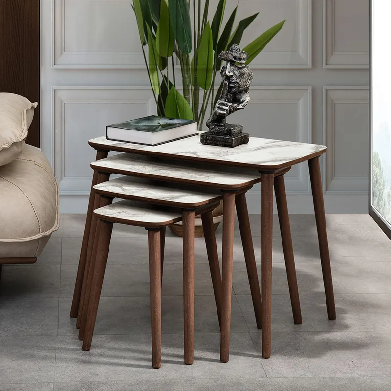 Lyvenn Satsbord 70 cm - Vit - Möbler - Bord & matgrupper - Soffbord - Kistbord