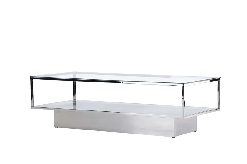 Maglehem Soffbord 130x60 cm - Transparent - Möbler - Bord & matgrupper - Soffbord