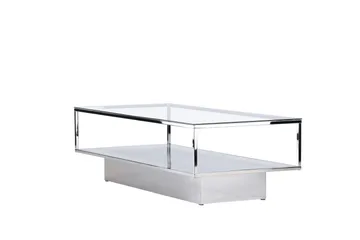 Maglehem Soffbord 130x60 cm - Transparent - Möbler - Bord & matgrupper - Soffbord