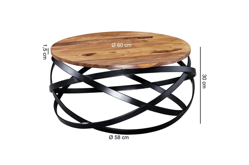 Magyari Soffbord 60 cm - Trä/natur - Möbler - Bord & matgrupper - Soffbord