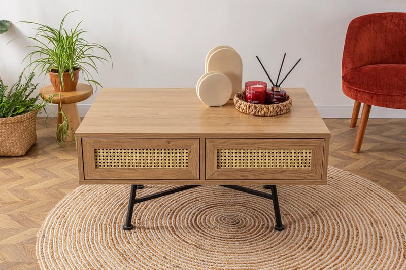 Makwana Soffbord 90 cm - Natural - Möbler - Bord & matgrupper - Soffbord
