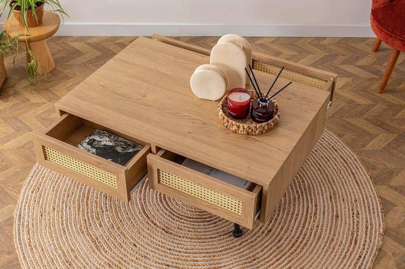 Makwana Soffbord 90 cm - Natural - Möbler - Bord & matgrupper - Soffbord