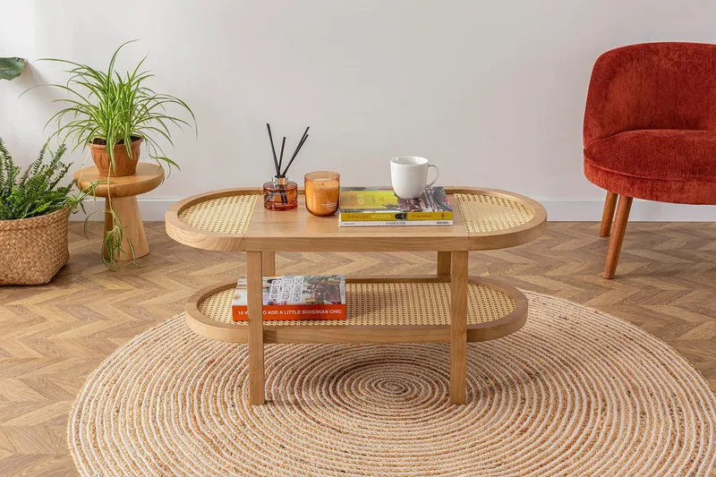 Makwana Soffbord 91 cm - Natural - Möbler - Bord & matgrupper - Soffbord