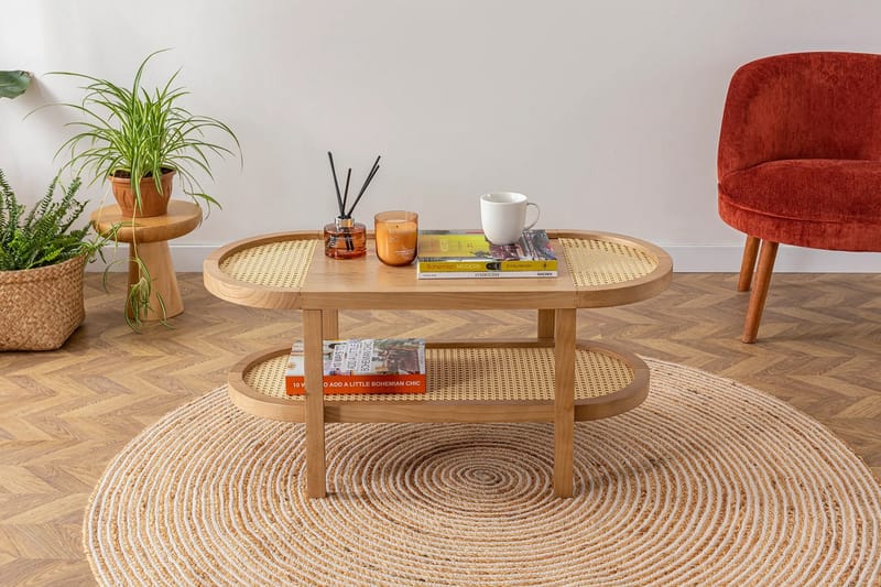 Makwana Soffbord 91 cm - Natural - Möbler - Bord & matgrupper - Soffbord