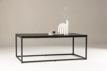 Mallan Rektangulärt Soffbord 120x60 cm i Målat Trä - Svart - Möbler - Bord & matgrupper - Soffbord