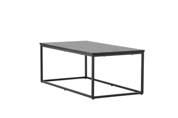 Mallan Rektangulärt Soffbord 120x60 cm i Målat Trä - Svart - Möbler - Bord & matgrupper - Soffbord