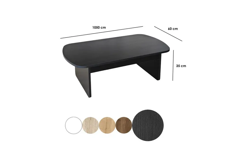Soffbord Malo Svart - Svart - Möbler - Bord & matgrupper - Soffbord