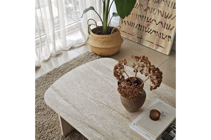 Soffbord Malo Travertin - Travertin - Möbler - Bord & matgrupper - Soffbord