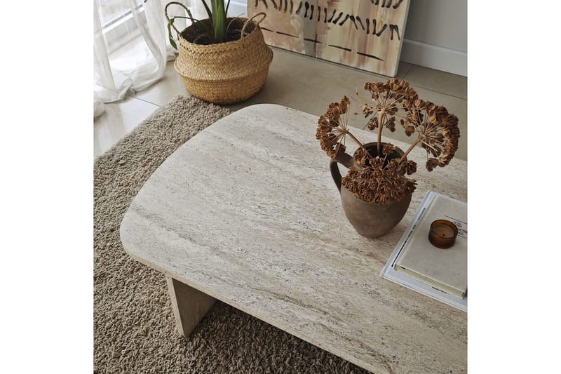 Soffbord Malo Travertin - Travertin - Möbler - Bord & matgrupper - Soffbord