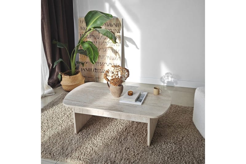 Soffbord Malo Travertin - Travertin - Möbler - Bord & matgrupper - Soffbord