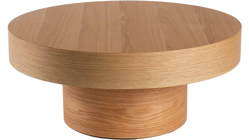 Soffbord Malvik 30 cm / Ø70 cm, Natur Ek